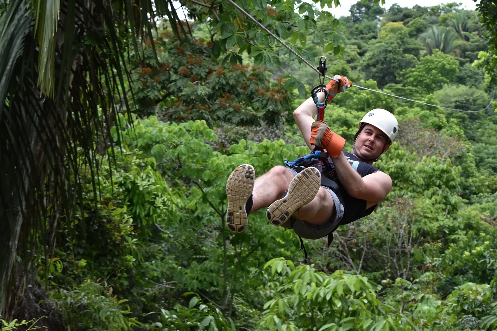 Tour de canopy en tirolesa sobre la selva