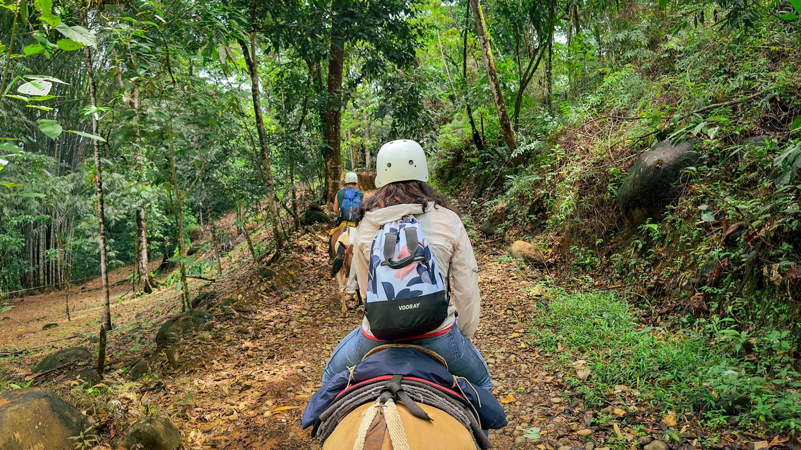 Cabalgata guiada por senderos de selva cerca de Manuel Antonio, Costa Rica